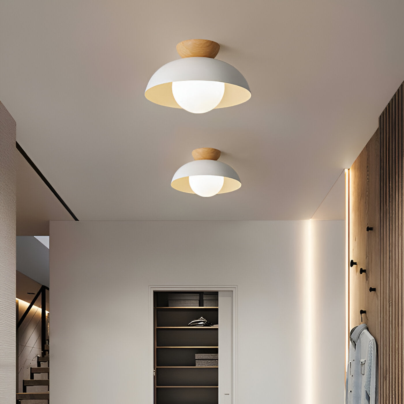 Nordic Minimalist Eco Iron Shade Ceiling Light 5