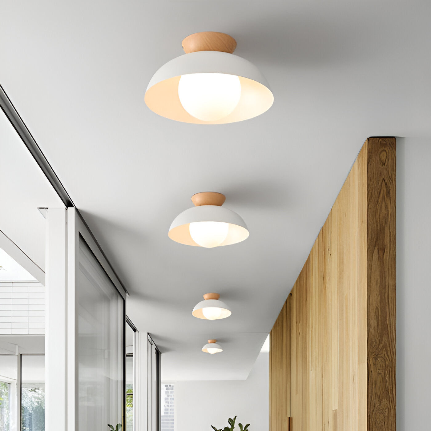 Nordic Minimalist Eco Iron Shade Ceiling Light 6