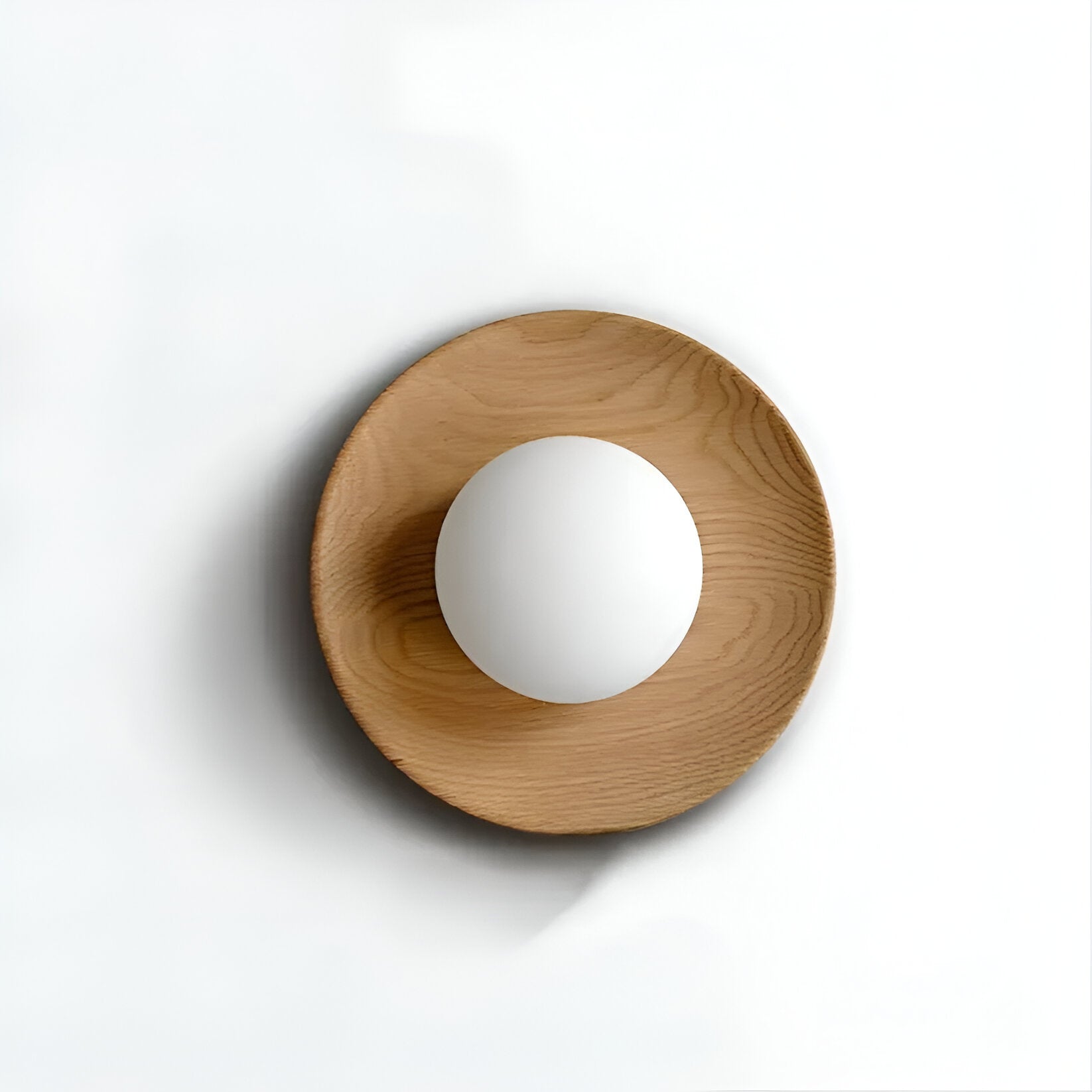 Nordic Minimalist Natural Wood LED Wall Light 3
