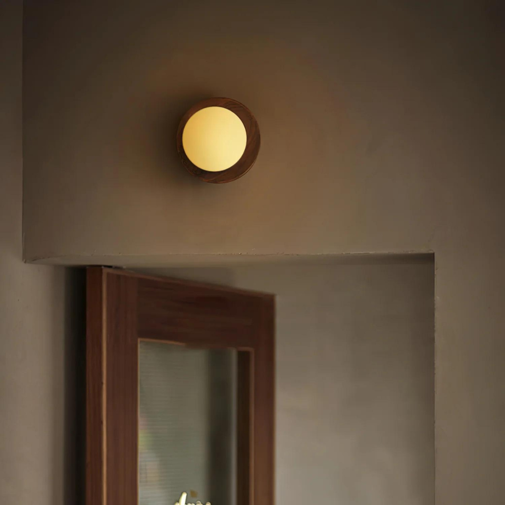 Nordic Minimalist Natural Wood LED Wall Light 4