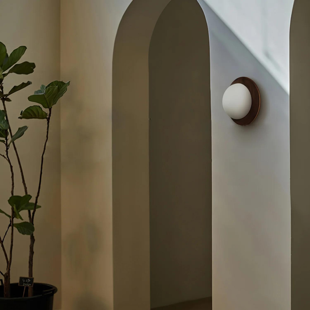 Nordic Minimalist Natural Wood LED Wall Light 6