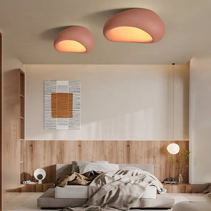Nordic Minimalist Wabi Sabi Style LED Ceiling Light 5