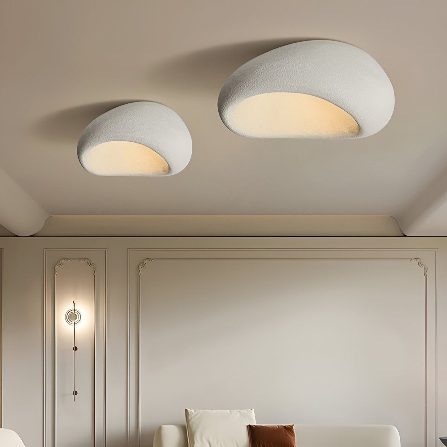 Nordic Minimalist Wabi Sabi Style LED Ceiling Light 6