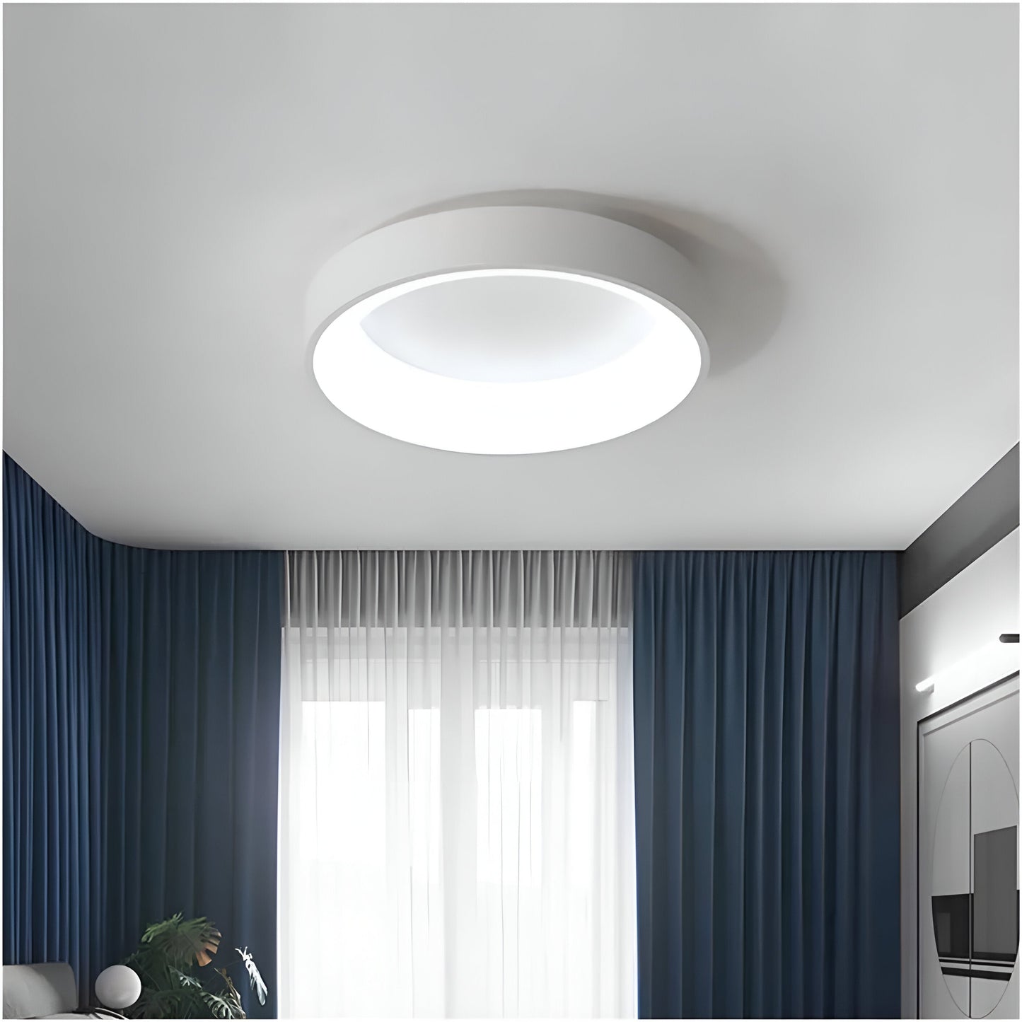 Nordic Modern Ring Shaped LED Ceiling Light 8