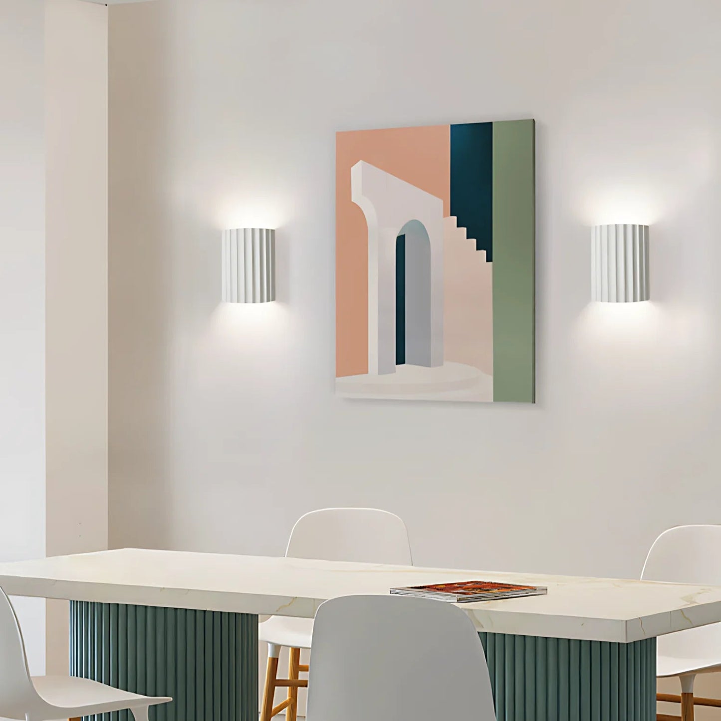 Nordic Resin Clarity Minimalist Wall Light 6