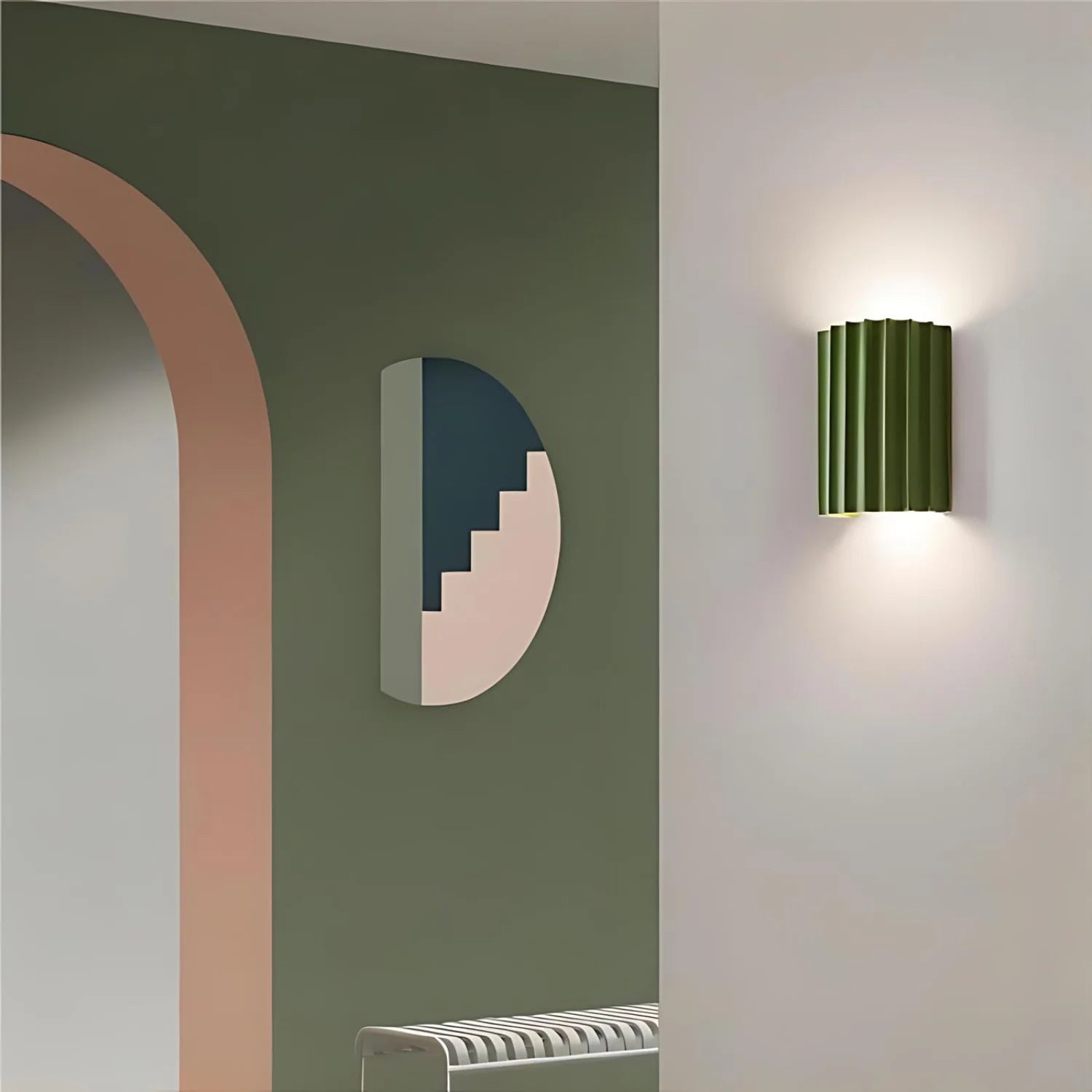 Nordic Resin Clarity Minimalist Wall Light 7