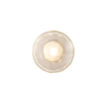 Nordic Round Design Ceto Glass Wall Light 0