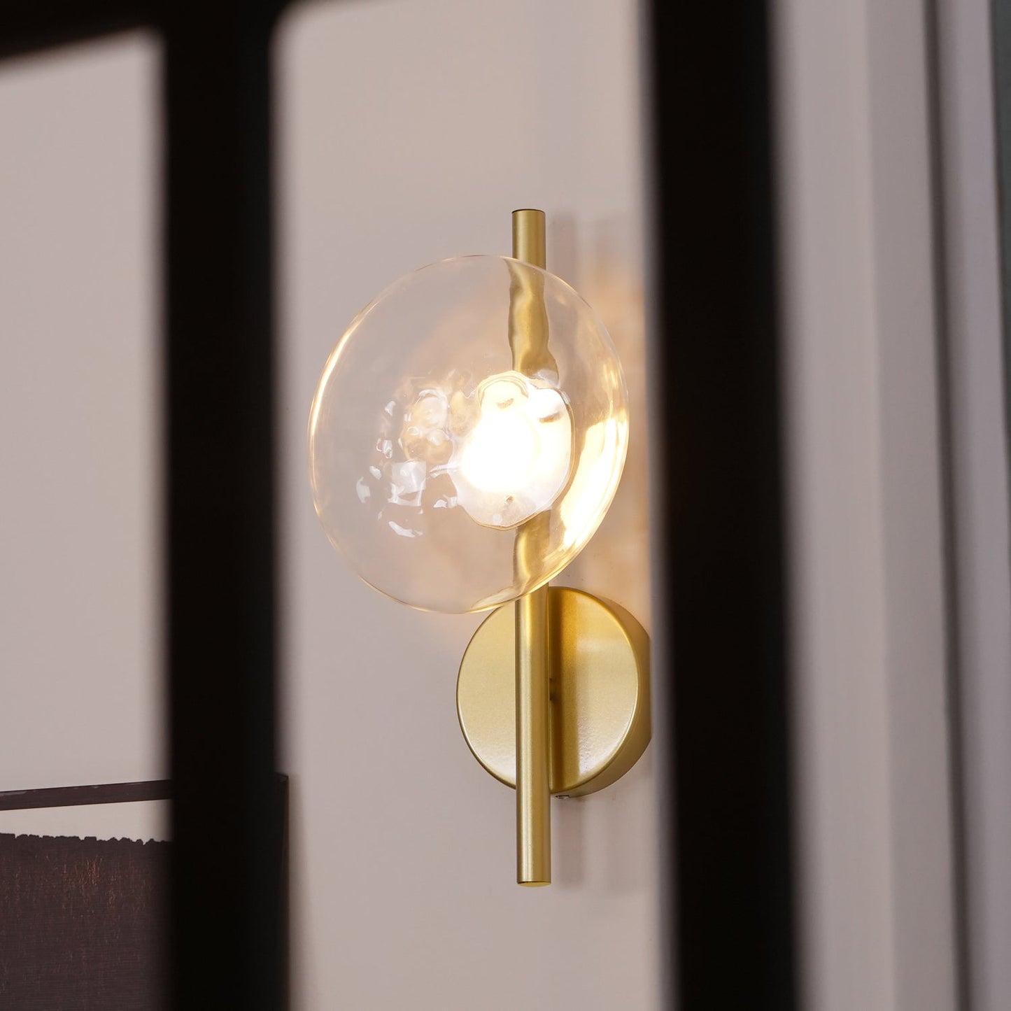 Nordic Round Design Ceto Glass Wall Light 3