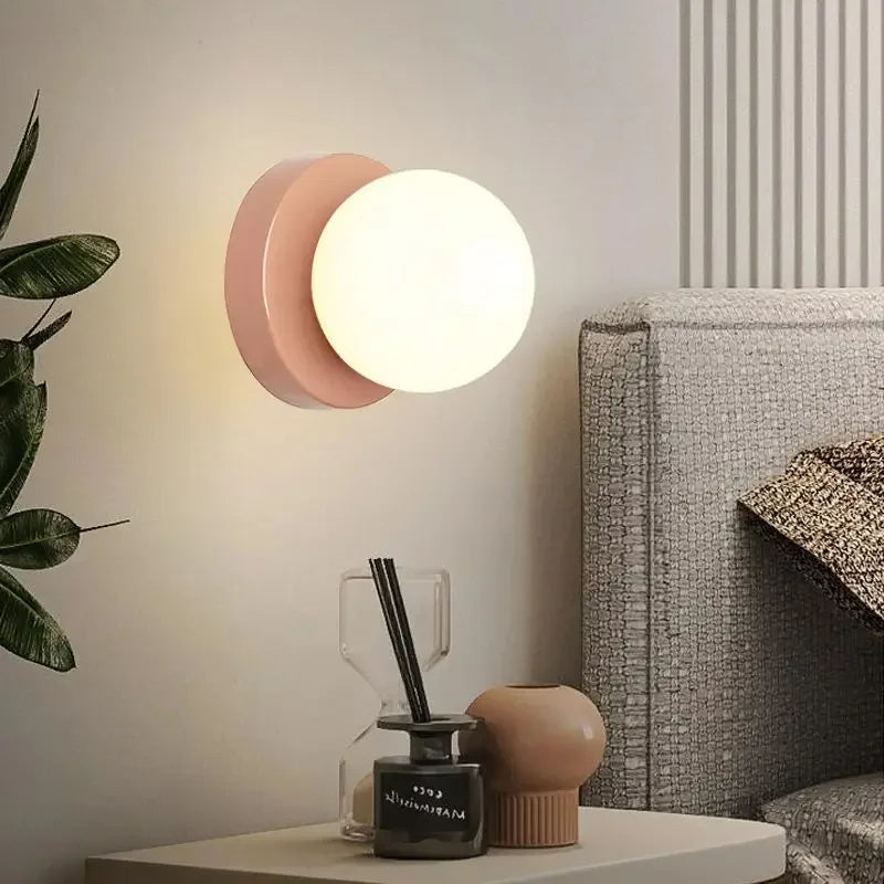 Nordic Rounded Minimalist LED Iron Wall Light 4