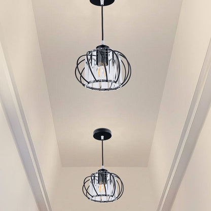 Glass Globe Pendant Light Ceiling Fixture