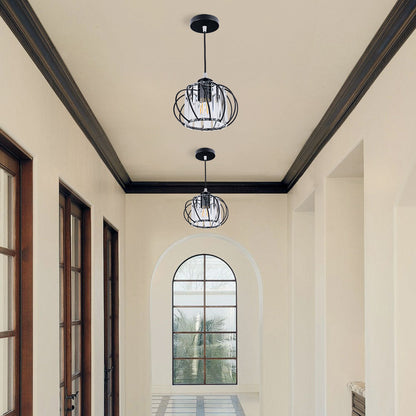 Glass Globe Pendant Light Ceiling Fixture
