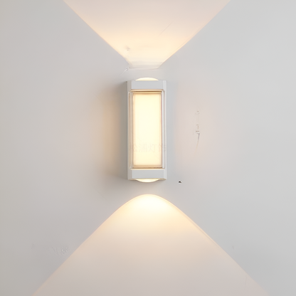 Nordic Up Down Acrylic Waterproof Minimalist Outdoor Wall Light 11