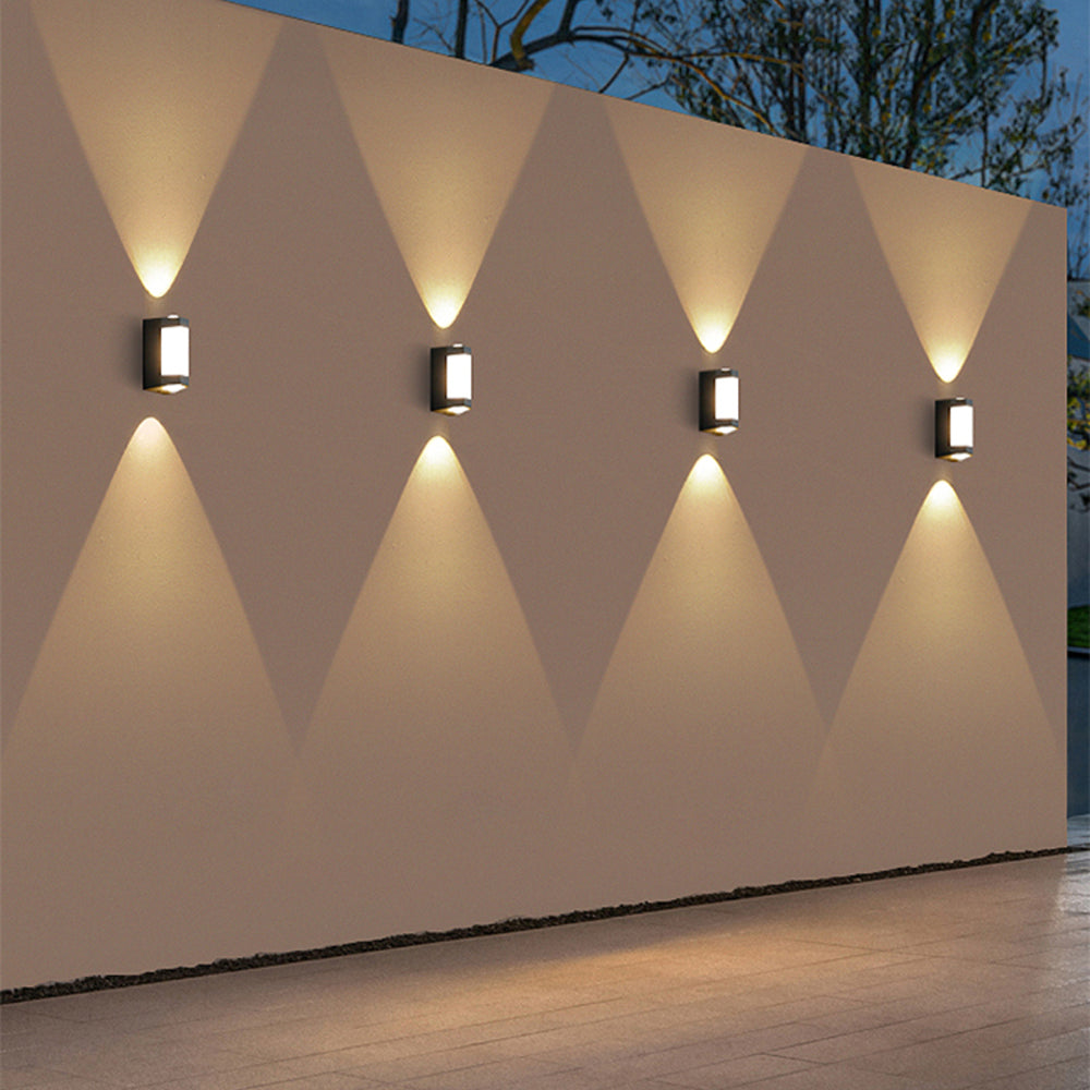 Nordic Up Down Acrylic Waterproof Minimalist Outdoor Wall Light 2