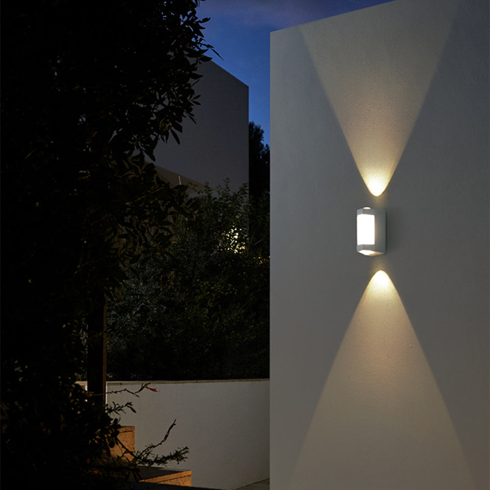 Nordic Up Down Acrylic Waterproof Minimalist Outdoor Wall Light 4