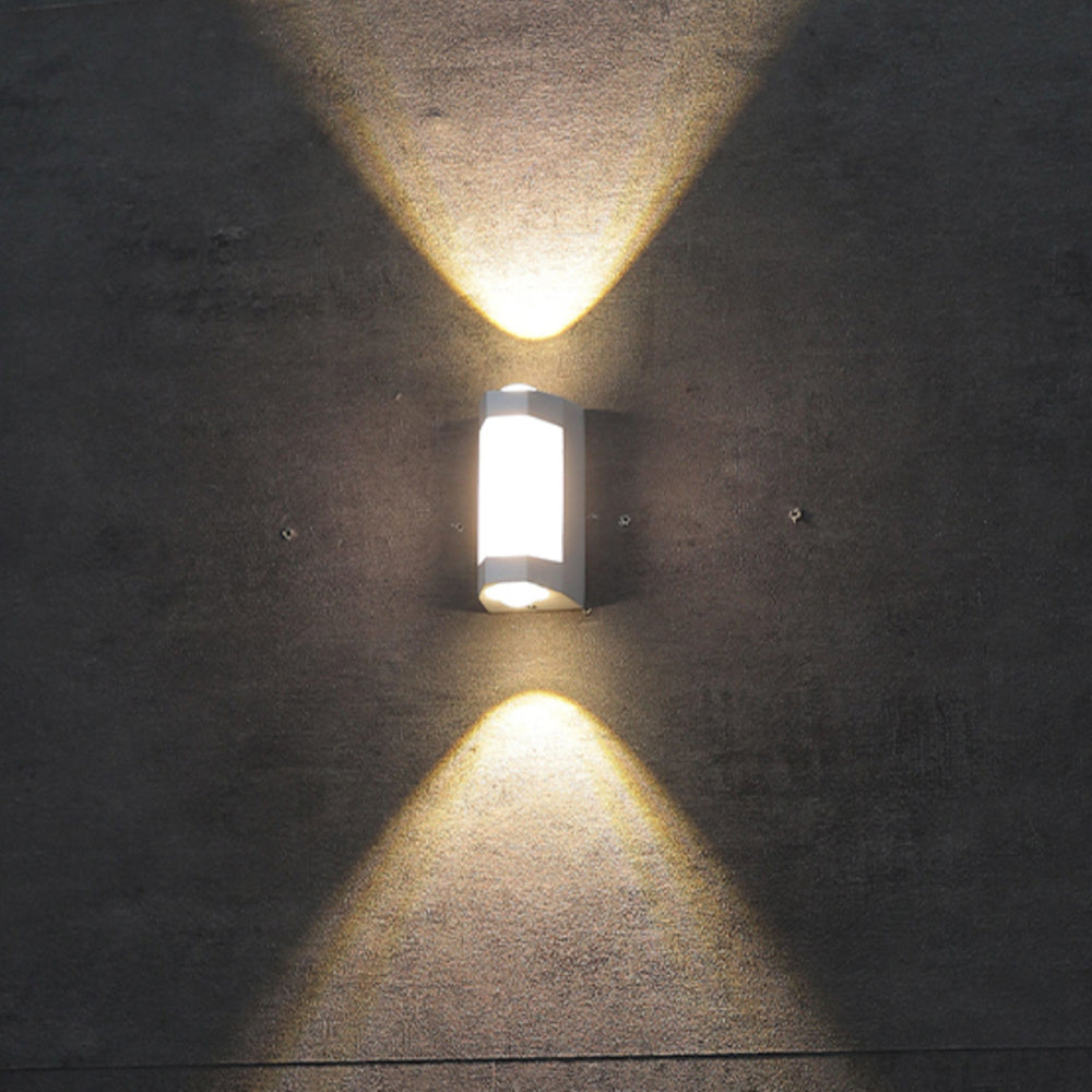Nordic Up Down Acrylic Waterproof Minimalist Outdoor Wall Light 6