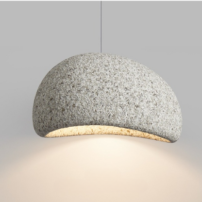 Nordic Wabi Sabi Pendant Light Fiberglass Modern Fixture