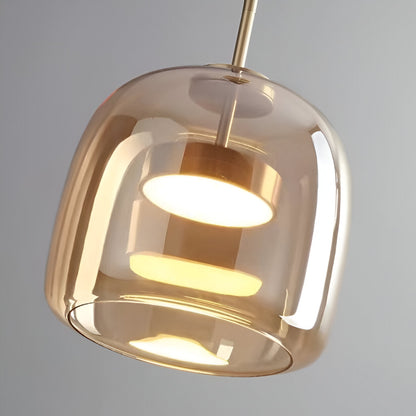 Modern Glass Retro LED Pendant Light