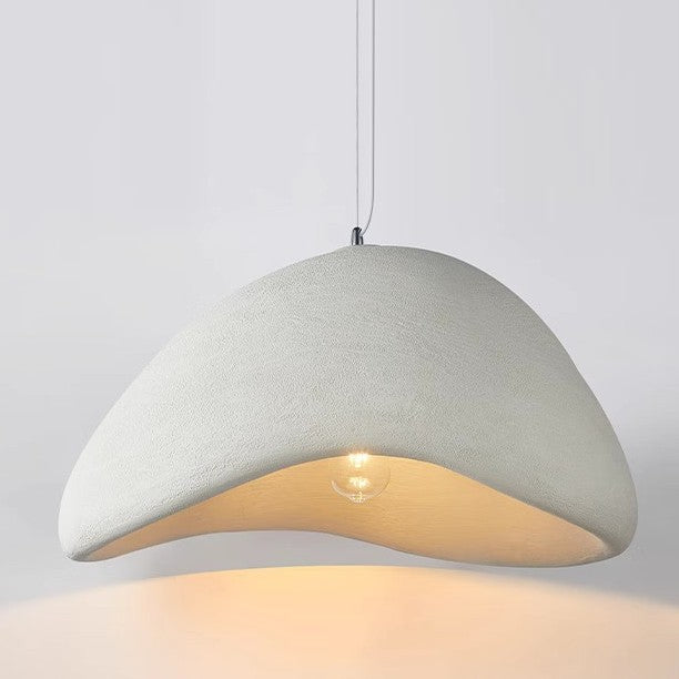 Wabi Sabi Glass Metal Cloud Burst Pendant Light