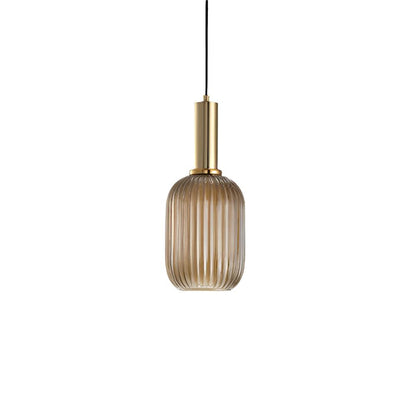 Colorful Glass Retro Pendant Light Nordic Design