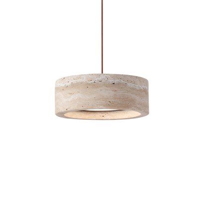 Travertine Stone Wabi Sabi Style Pendant Light
