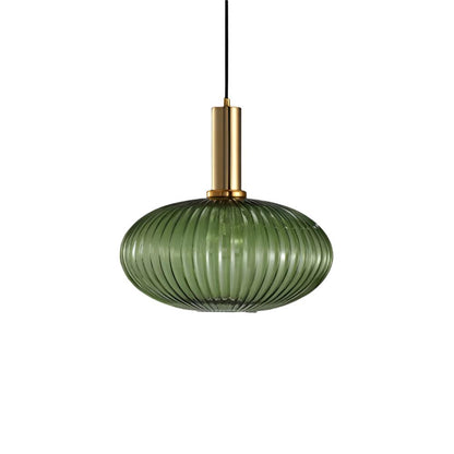 Colorful Glass Retro Pendant Light Nordic Design