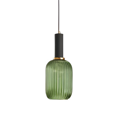 Colorful Glass Retro Pendant Light Nordic Design