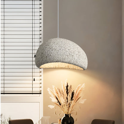 Nordic Wabi Sabi Pendant Light Fiberglass Modern Fixture