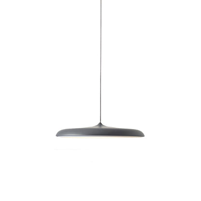 Modern Glass Metal Flying Saucer Pendant Light