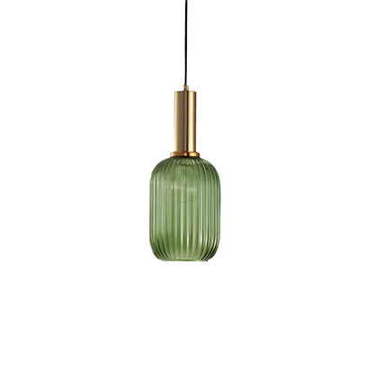 Colorful Glass Retro Pendant Light Nordic Design