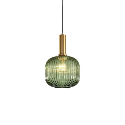 Colorful Glass Retro Pendant Light Nordic Design