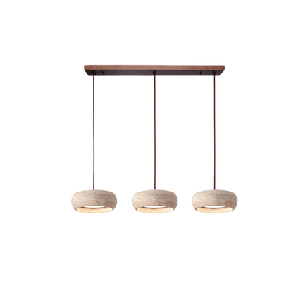 Travertine Stone Wabi Sabi Style Pendant Light
