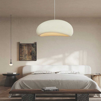 Nordic Wabi Sabi Pendant Light Fiberglass Modern Fixture