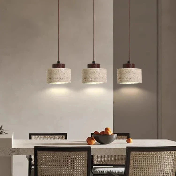 Clear Travertine Minimalist Nordic Pendant Light