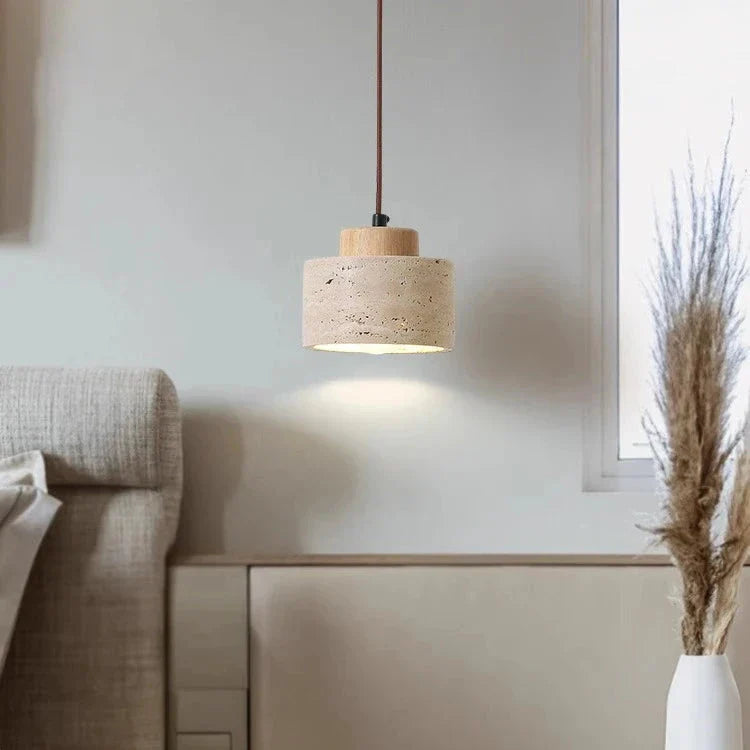 Clear Travertine Minimalist Nordic Pendant Light