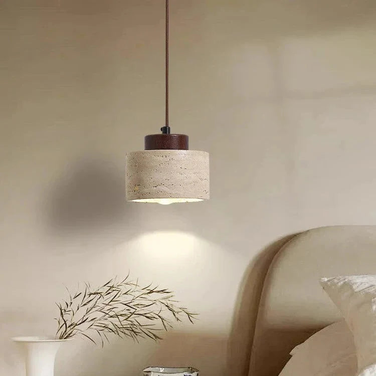 Clear Travertine Minimalist Nordic Pendant Light