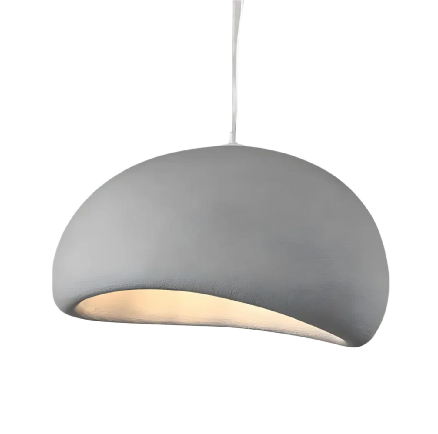 Nordic Wabi Sabi Pendant Light Fiberglass Modern Fixture