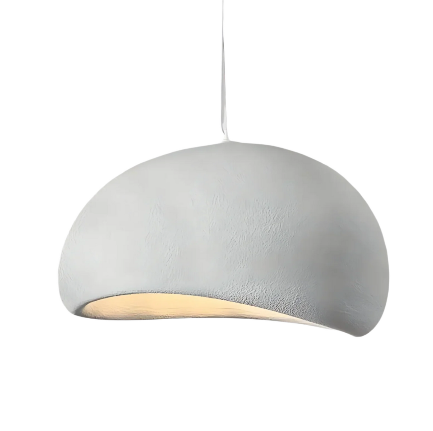 Nordic Wabi Sabi Pendant Light Fiberglass Modern Fixture