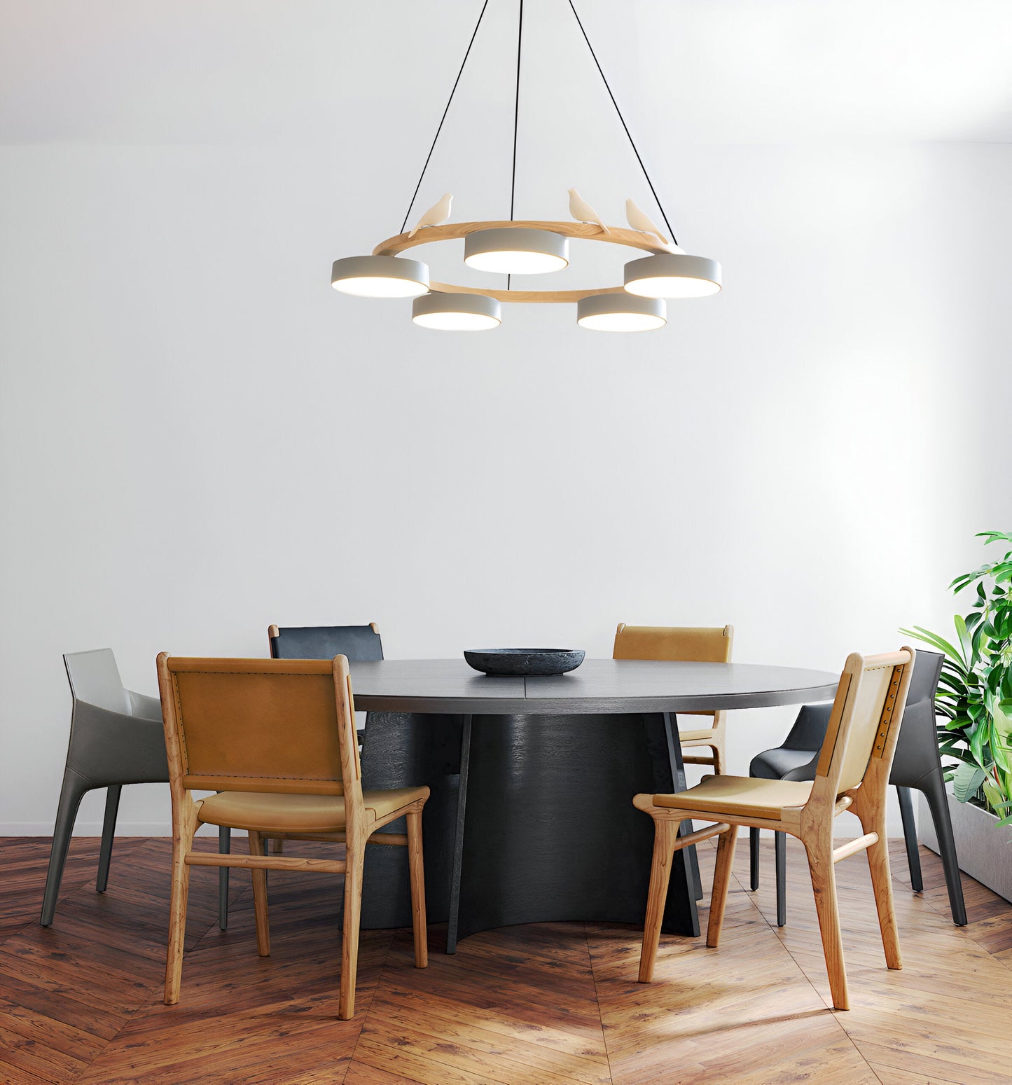 Sienna Nordic Modern Acrylic Round Pendant Light