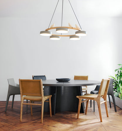 Sienna Nordic Modern Acrylic Round Pendant Light