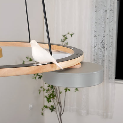 Sienna Nordic Modern Acrylic Round Pendant Light