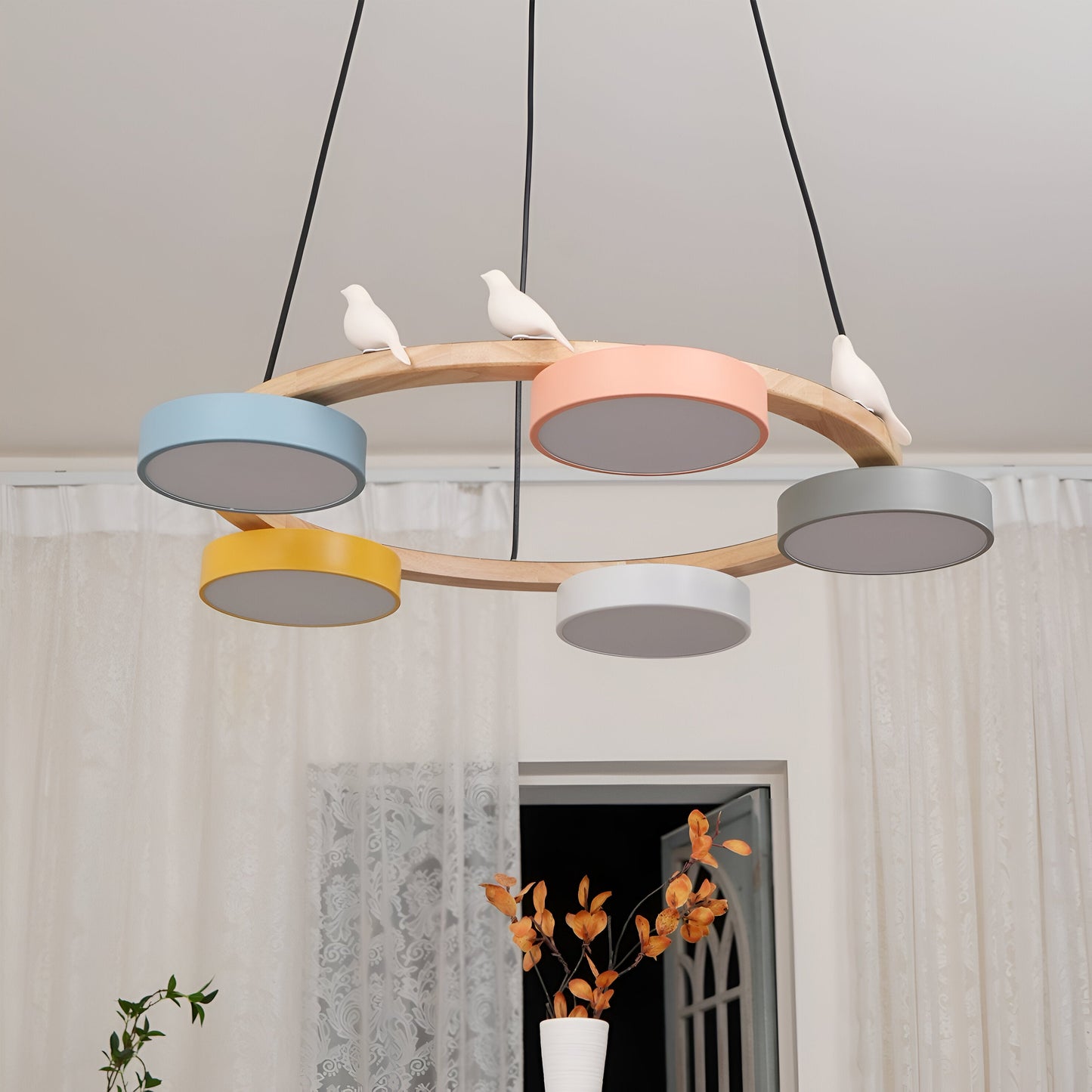 Sienna Nordic Modern Acrylic Round Pendant Light