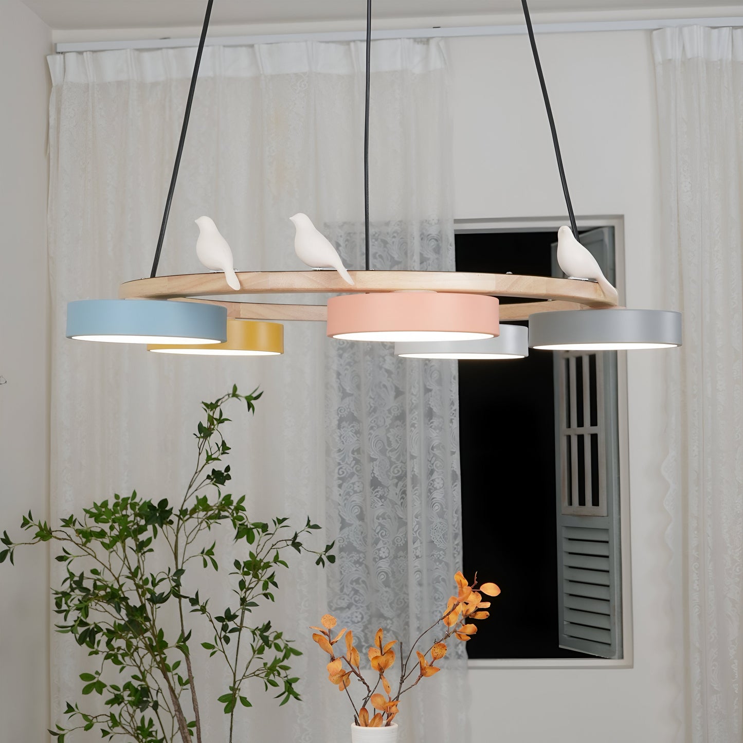 Sienna Nordic Modern Acrylic Round Pendant Light