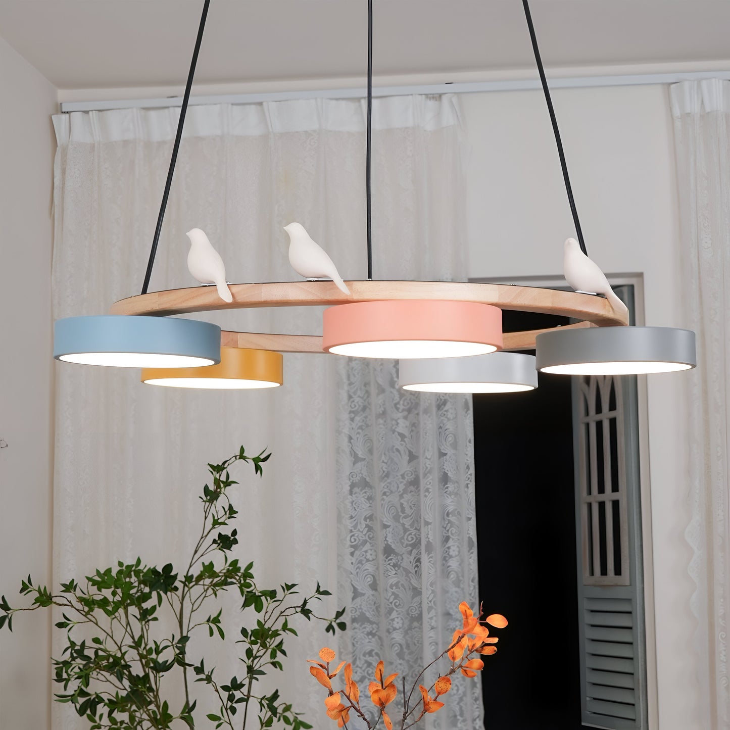Sienna Nordic Modern Acrylic Round Pendant Light