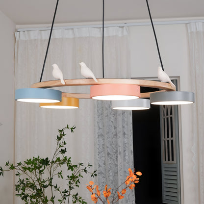 Sienna Nordic Modern Acrylic Round Pendant Light