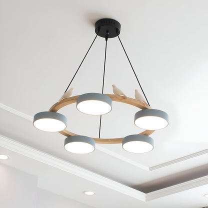 Sienna Nordic Modern Acrylic Round Pendant Light