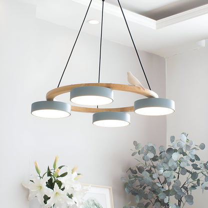 Sienna Nordic Modern Acrylic Round Pendant Light