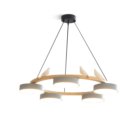 Sienna Nordic Modern Acrylic Round Pendant Light