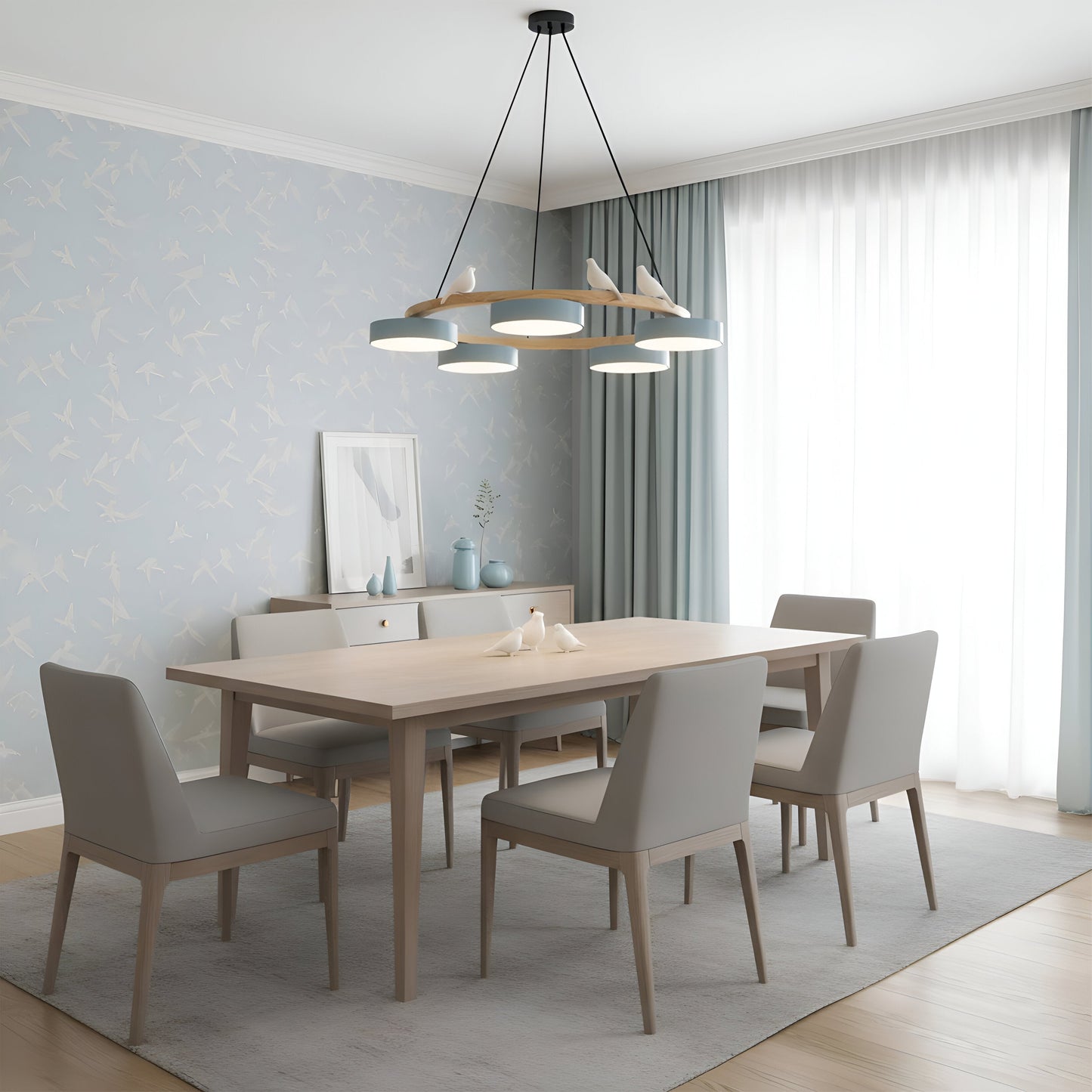 Sienna Nordic Modern Acrylic Round Pendant Light