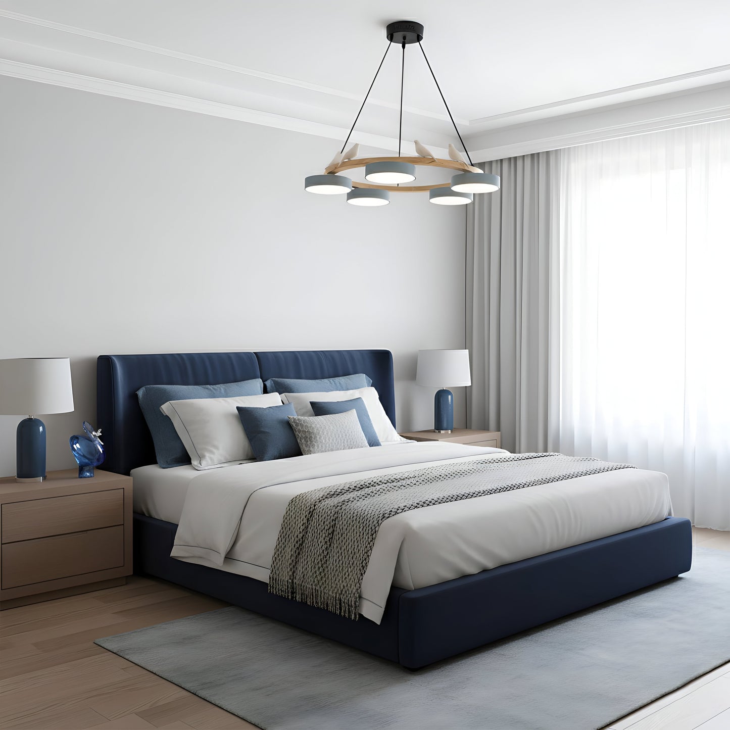 Sienna Nordic Modern Acrylic Round Pendant Light