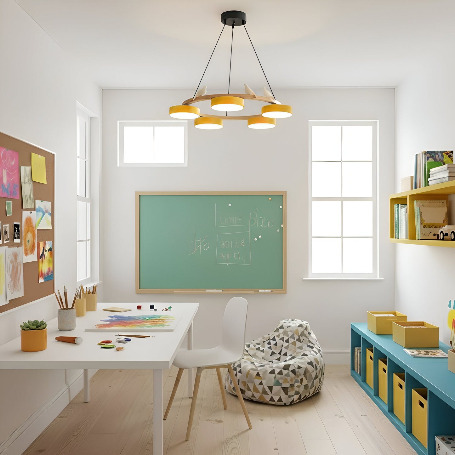 Sienna Nordic Modern Acrylic Round Pendant Light